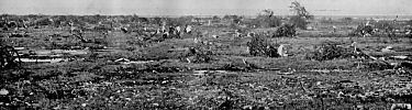 Barren land after the Galveston Hurricane of 1900.